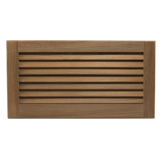 Whitecap Teak Louvered Insert - 9-3/8" x 18" x 3/4" [60716] - shopbulluna.com