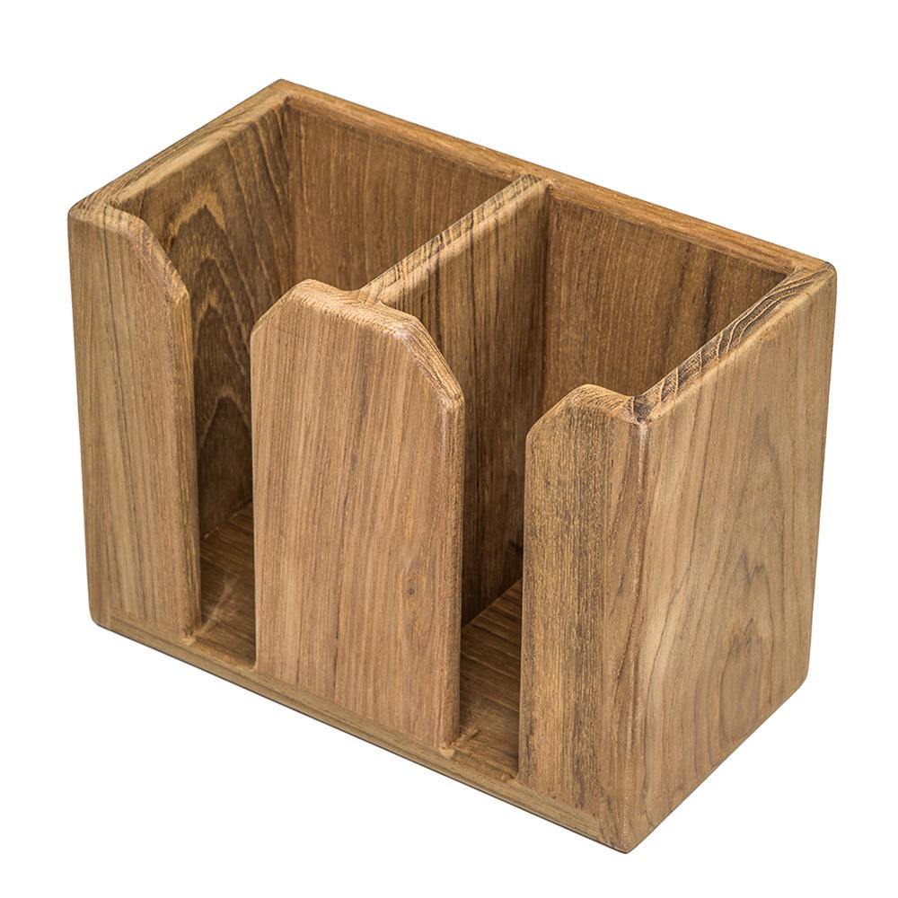 Whitecap Teak Two-Bottle Rack [62620] - shopbulluna.com