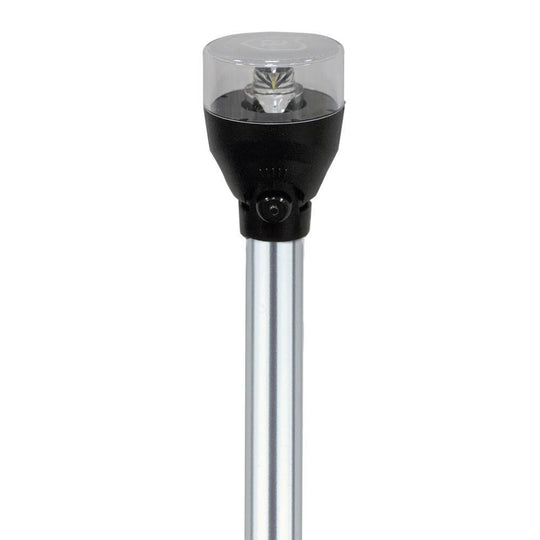 Attwood LED Articulating All Around Light - 24" Pole [5530-24A7] - shopbulluna.com