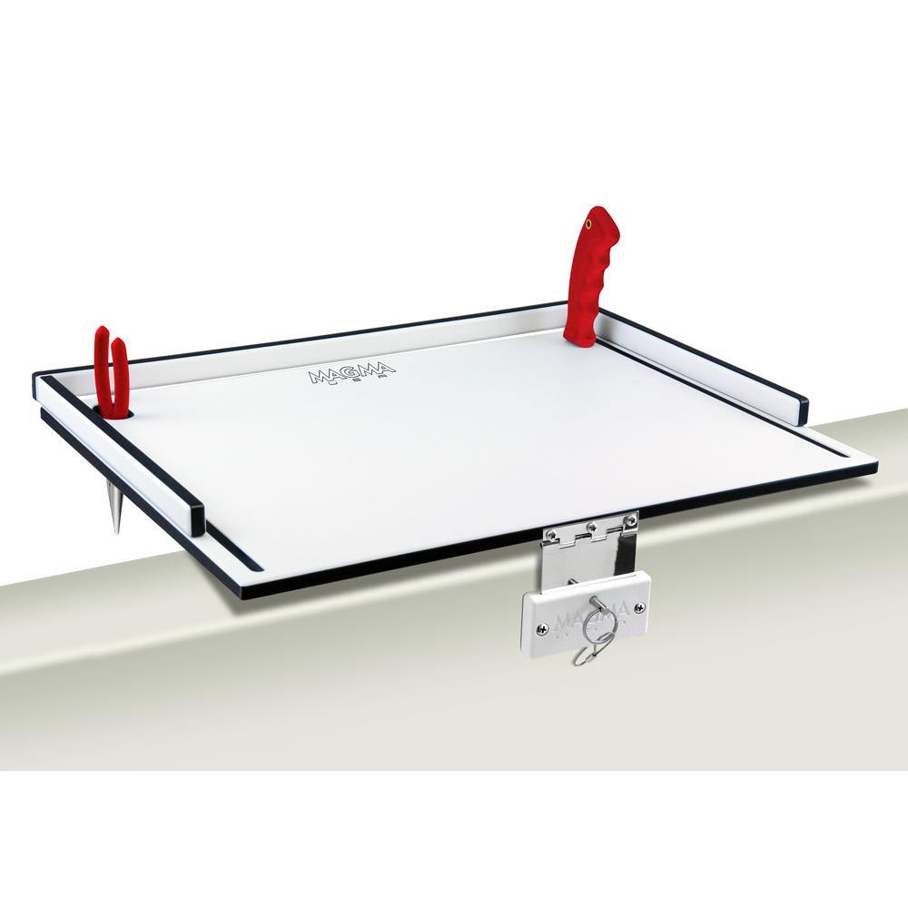 Magma Econo Mate Bait Filet Table - 20" - White/Black [T10-310B] - shopbulluna.com