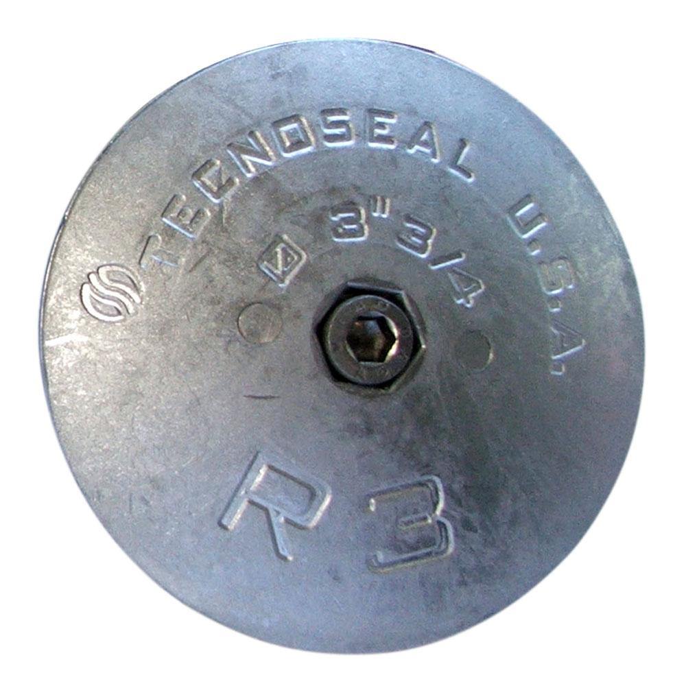 Tecnoseal R3 Rudder Anode - Zinc - 3-3/4" Diameter [R3] - shopbulluna.com