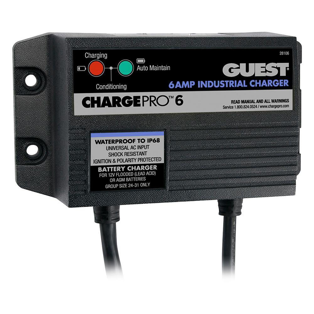 Guest 6A/12V 1 Bank 120V Input On-Board Battery Charger [28106] - shopbulluna.com