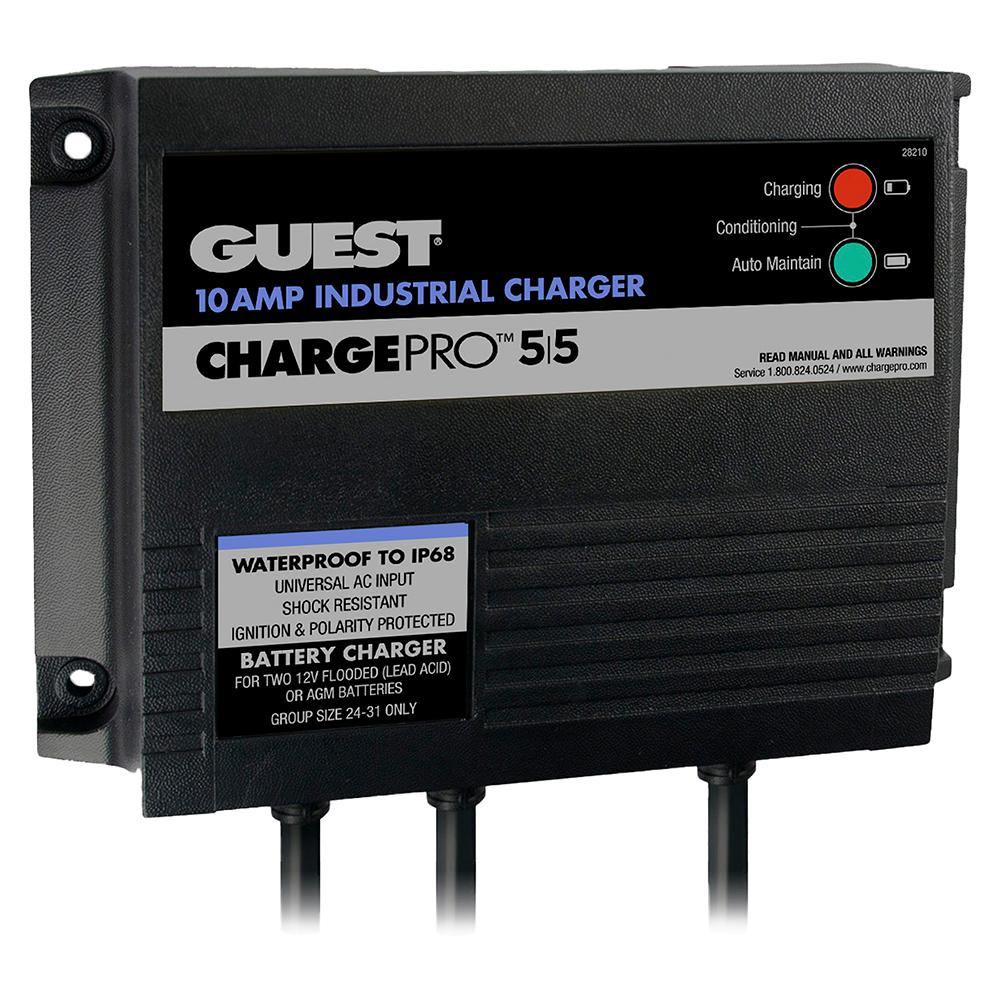 Guest 10AMP - 12/24V 2 Bank 120V Input On-Board Battery Charger [28210] - shopbulluna.com