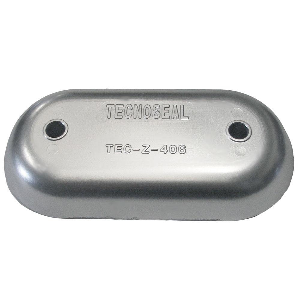 Tecnoseal Z406 Hull Plate Anode - Zinc [TEC-Z-406] - shopbulluna.com