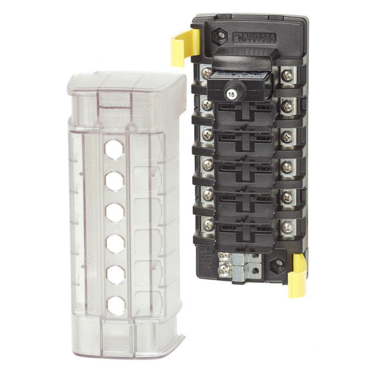 Blue Sea 5050 ST CLB Circuit Breaker Block - 6 Position [5050] - shopbulluna.com