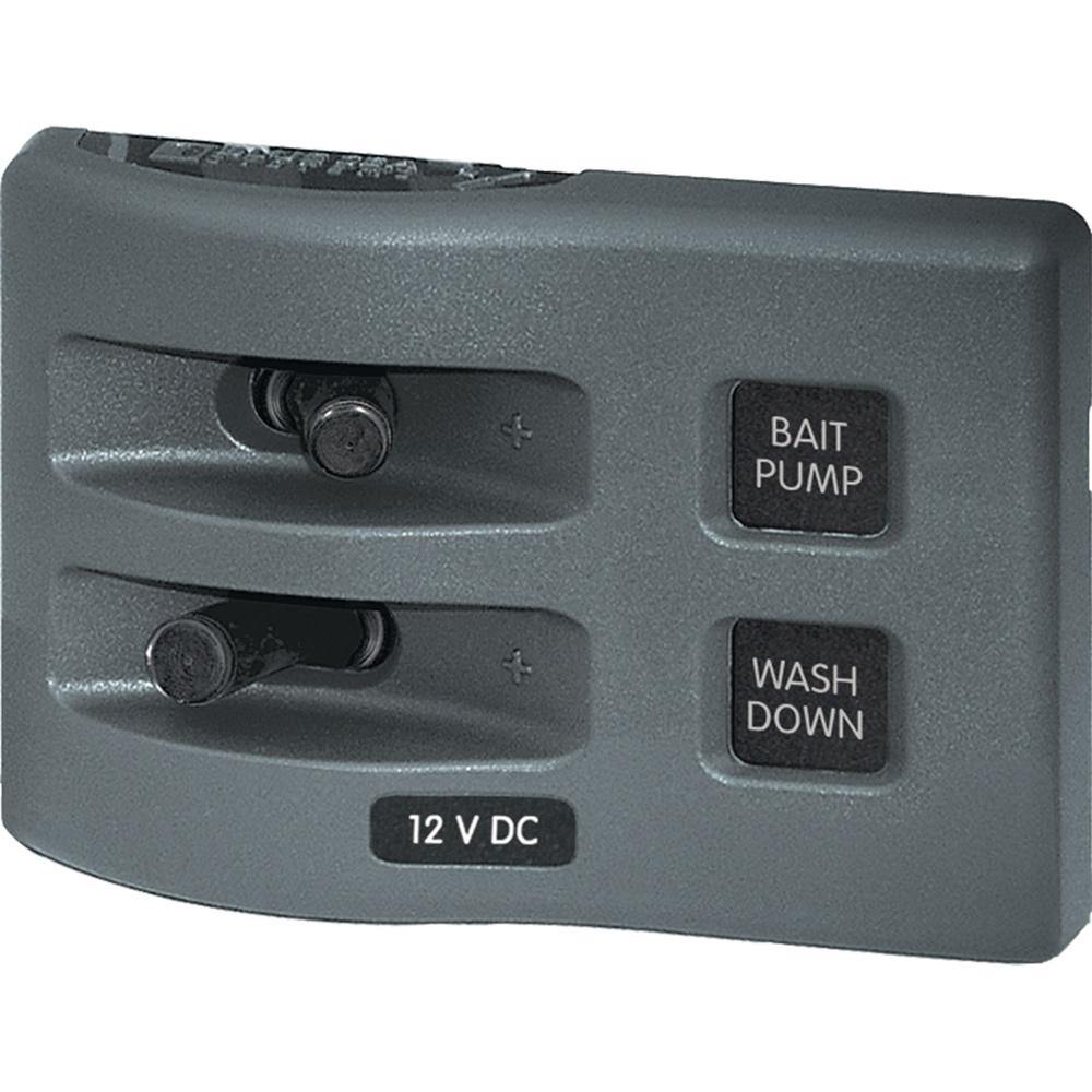 Blue Sea 4303 WeatherDeck 12V DC Waterproof Switch Panel - 2 Position [4303] - shopbulluna.com