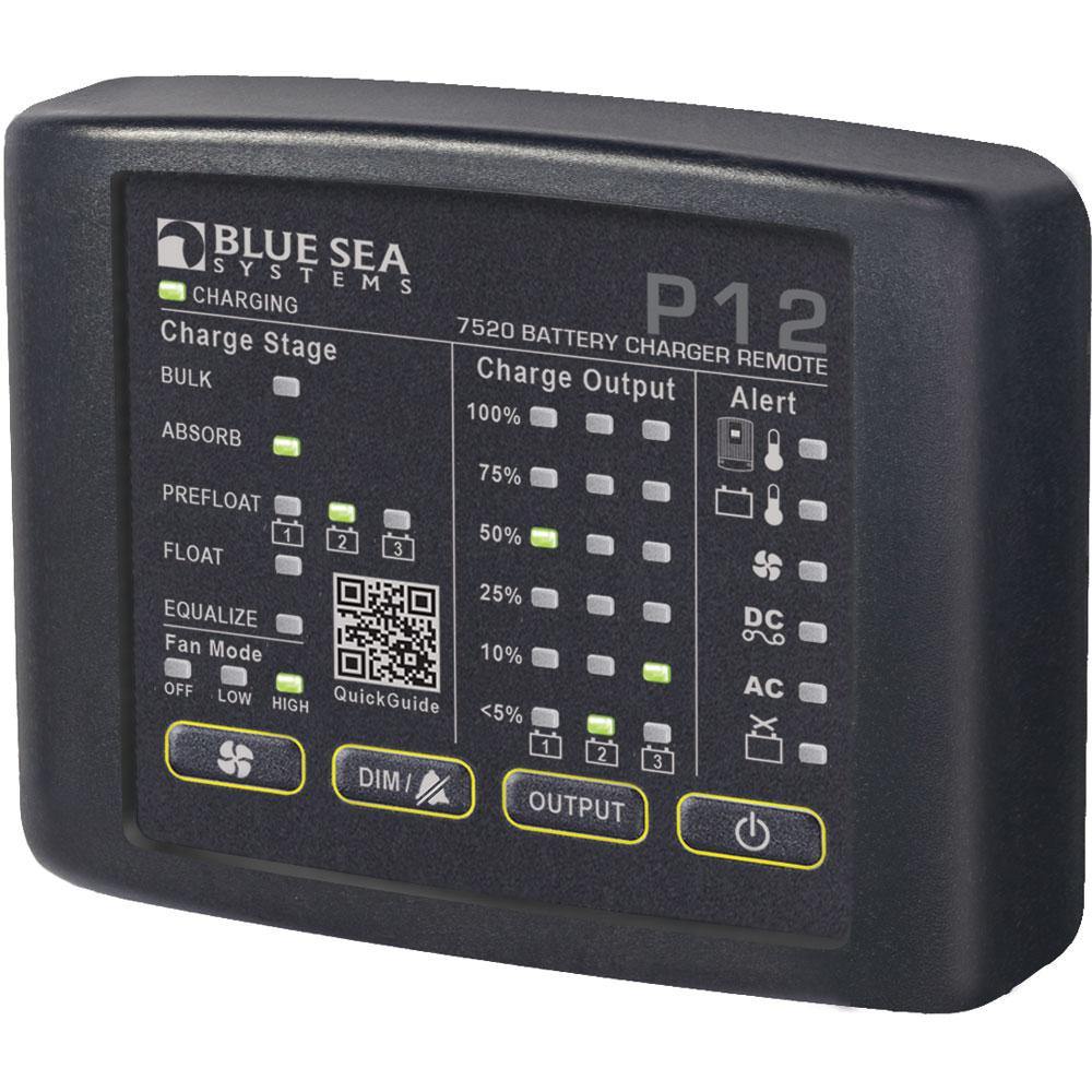 Blue Sea 7520 P12 LED Remote f/Battery Chargers [7520] - shopbulluna.com