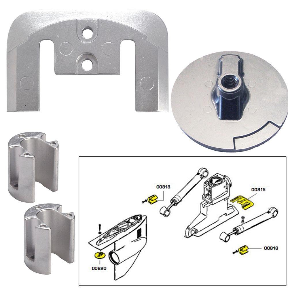 Tecnoseal Anode Kit w/Hardware - Mercury Bravo 2-3 - Zinc [20804] - shopbulluna.com