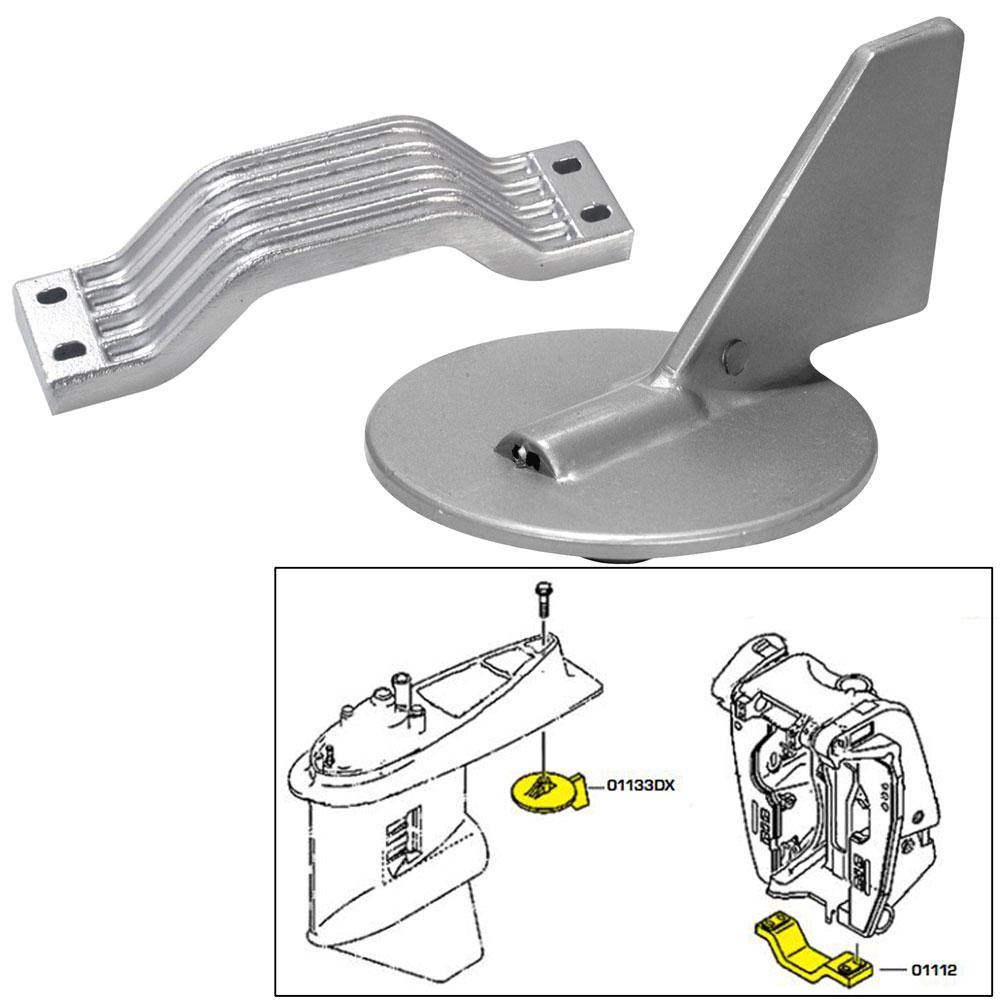 Tecnoseal Anode Kit w/Hardware - Yamaha 150-200HP - Zinc [21101] - shopbulluna.com