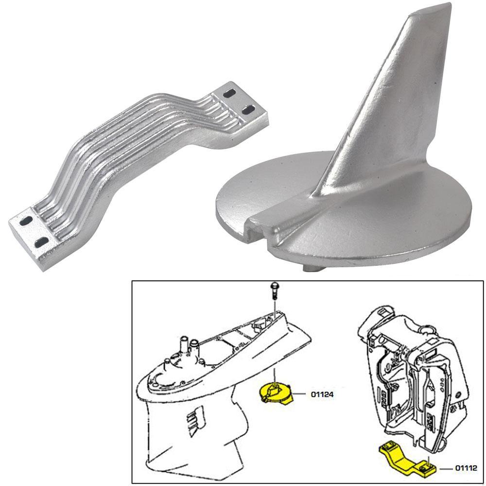 Tecnoseal Anode Kit - Yamaha 200-250HP - Zinc [21104] - shopbulluna.com