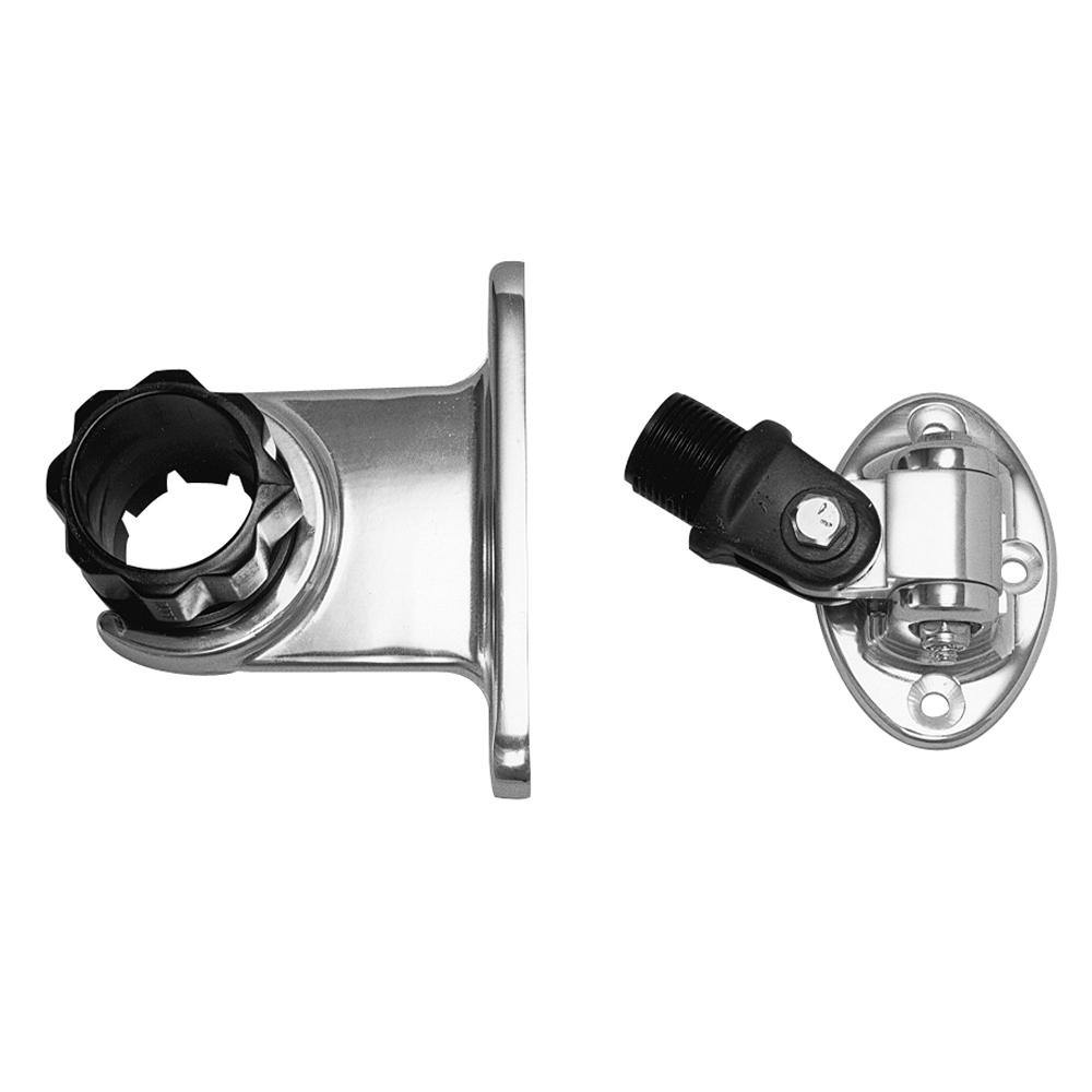 Rupp Standard Antenna Mount Support w/4-Way Base & 1.5" Collar [PAK-0001] - shopbulluna.com