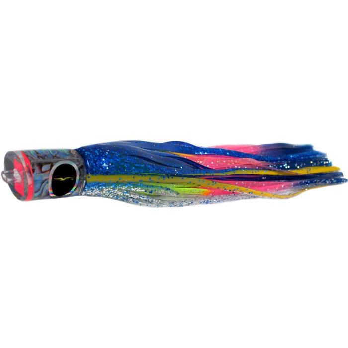 Black Bart Bad Guy Medium Tackle Lure - Blue Yellow/Rainbow - shopbulluna.com