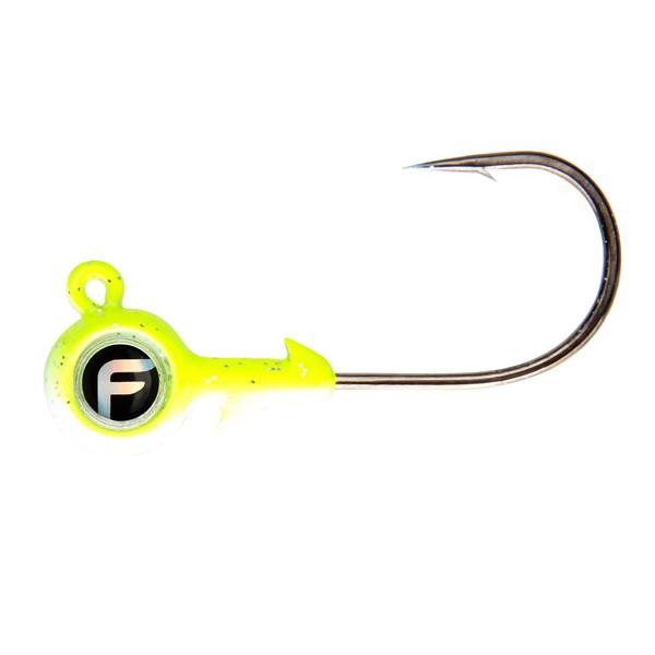 Fathom Bug Eye Jig Head 1/8 Ounces - 4 pack - shopbulluna.com