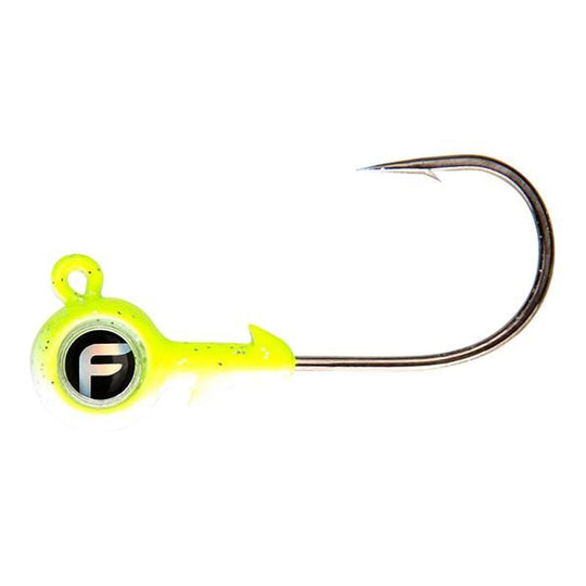 Fathom Bug Eye Jig Head 1/4 Ounces - 4 pack - shopbulluna.com