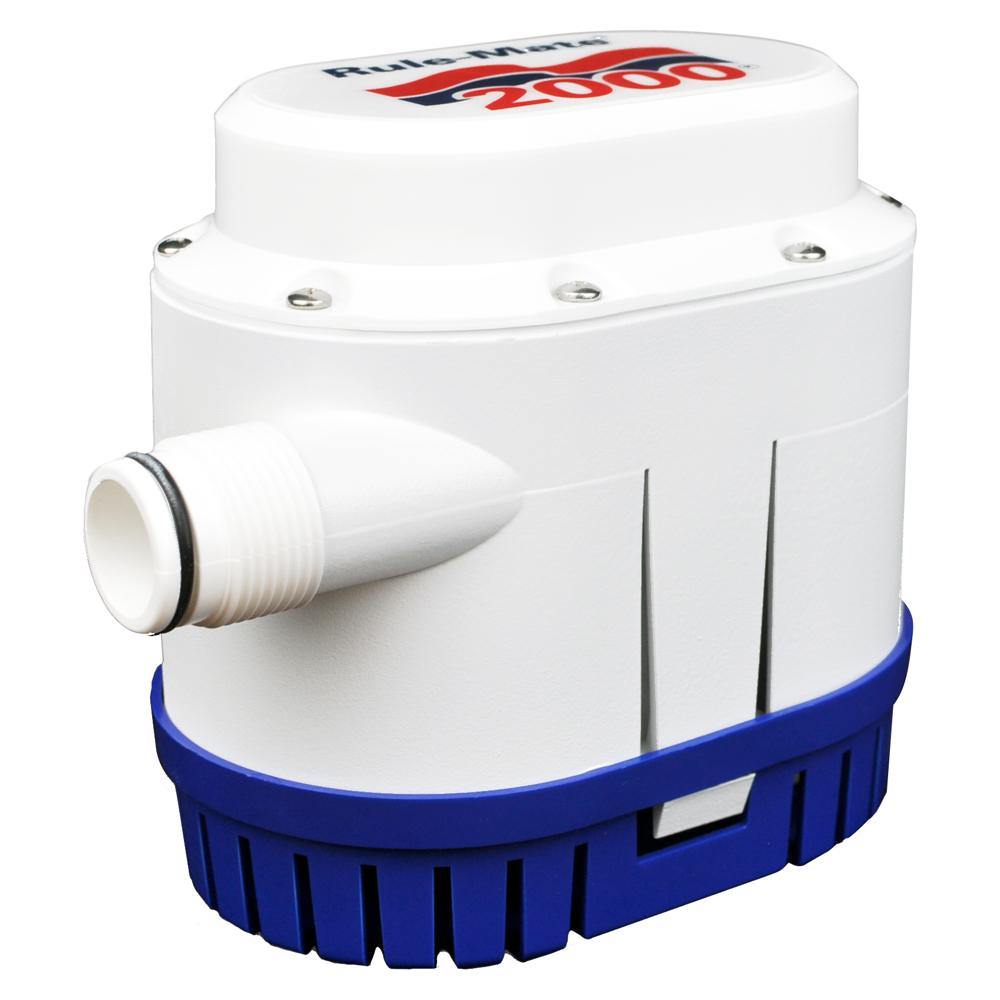 Rule Rule-Mate 2000 GPH Fully Automated Bilge Pump - 12V [RM2000A] - shopbulluna.com