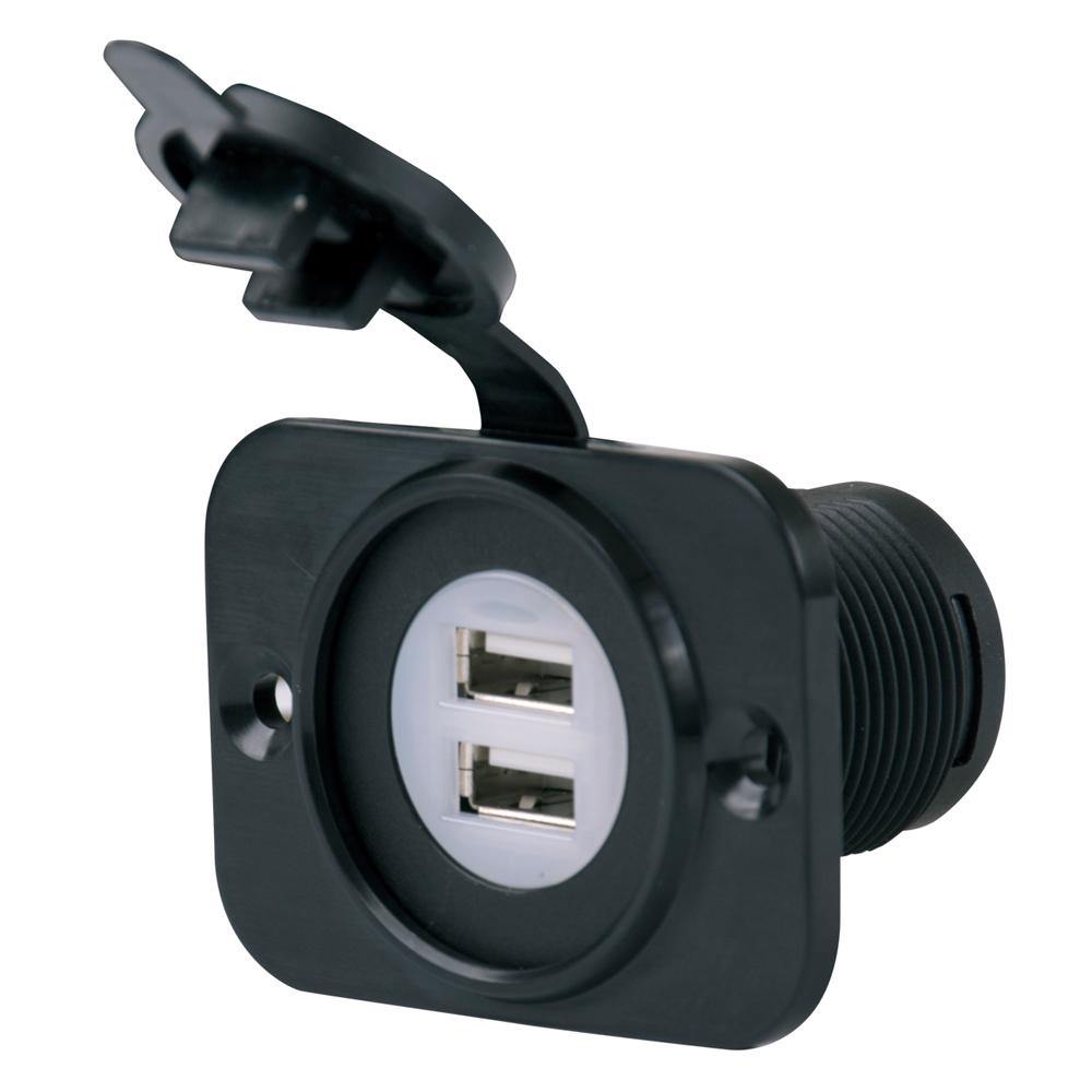 Marinco SeaLink Deluxe Dual USB Charger Receptacle [12VDUSB] - shopbulluna.com