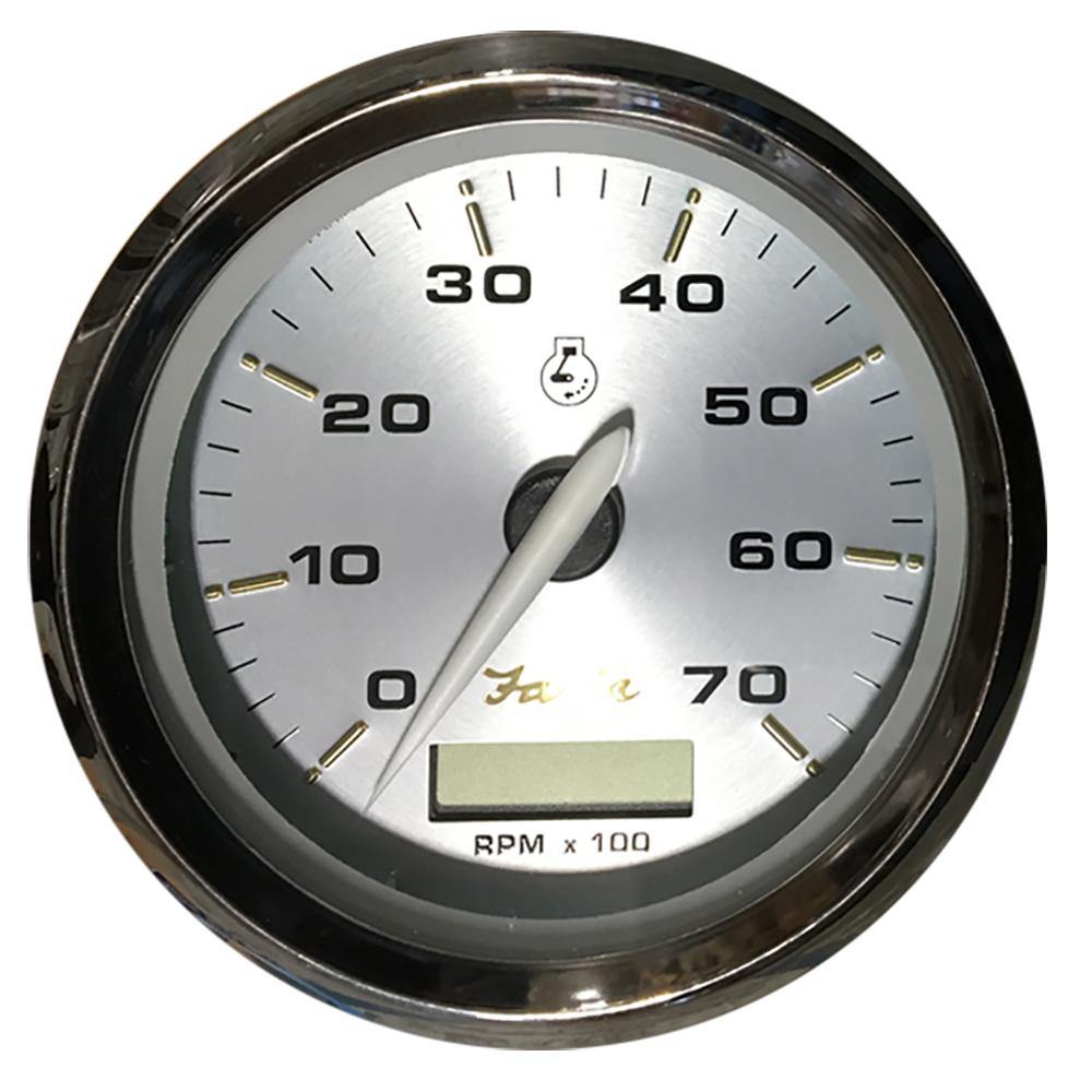 Faria Kronos 4" Tachometer w/Hourmeter - 7,000 RPM (Gas - Outboard) [39040] - shopbulluna.com