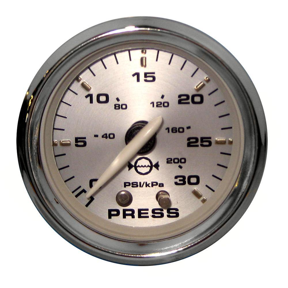 Faria Kronos 2" Water Pressure Gauge Kit - 30 PSI [19007] - shopbulluna.com