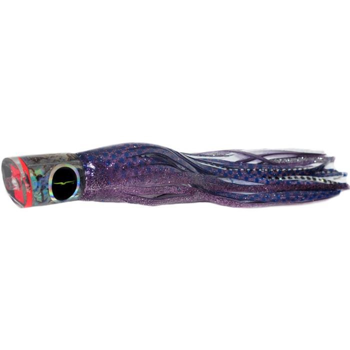 Black Bart Bad Guy Medium Tackle Lure - Purple Blue Dot/White Black Dot - shopbulluna.com