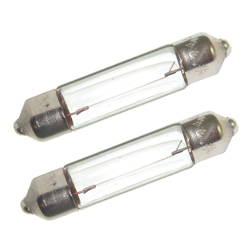 Perko Double Ended Festoon Bulbs - 12V, 10W, .74A - Pair [0070DP0CLR] - shopbulluna.com