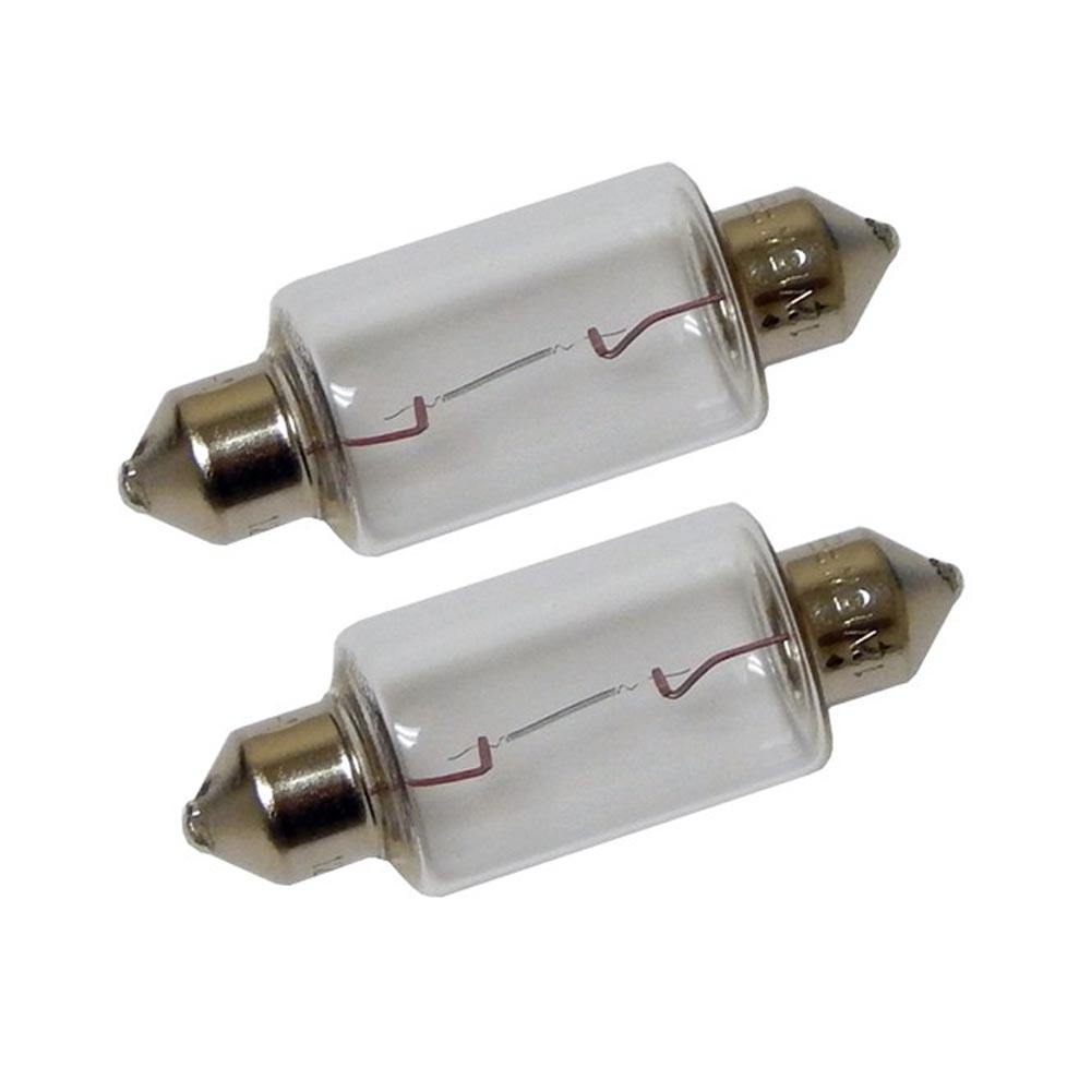 Perko Double Ended Festoon Bulbs - 12V, 15W, .97A - Pair [0070DP1CLR] - shopbulluna.com