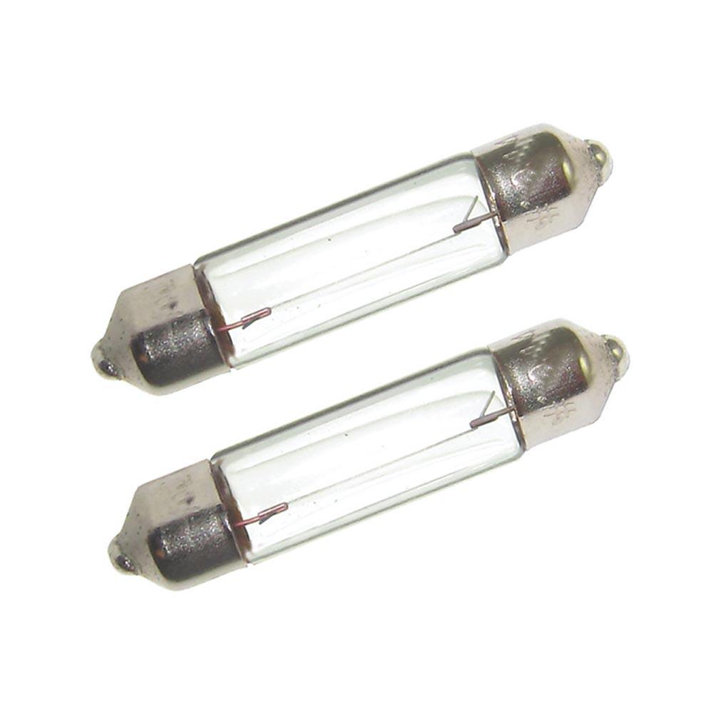 Perko Double Ended Festoon Bulbs - 12V, 10W, .80A - Pair [0071DP0CLR] - shopbulluna.com