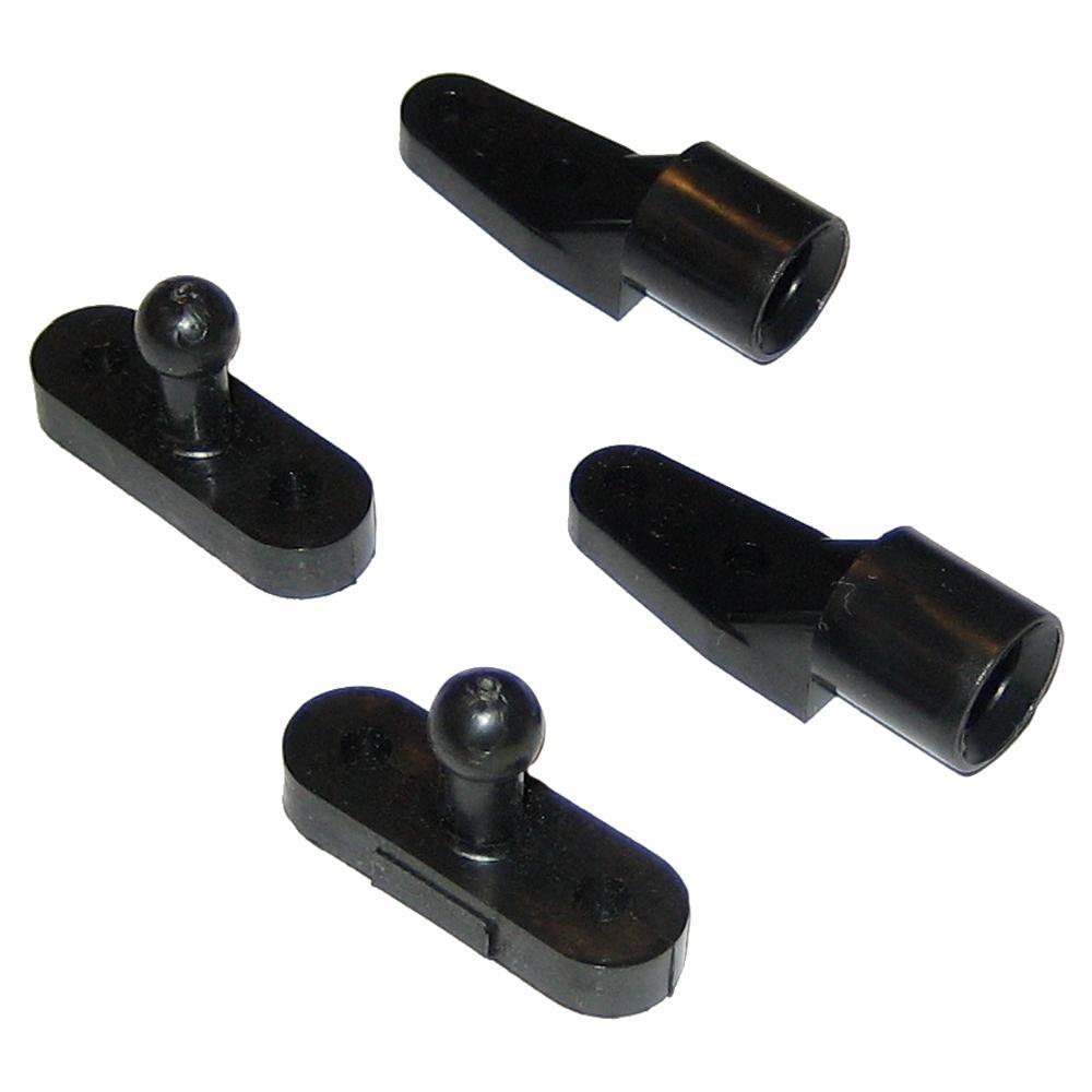 Perko Door Catches - Black Nylon - Pair [0559DP] - shopbulluna.com