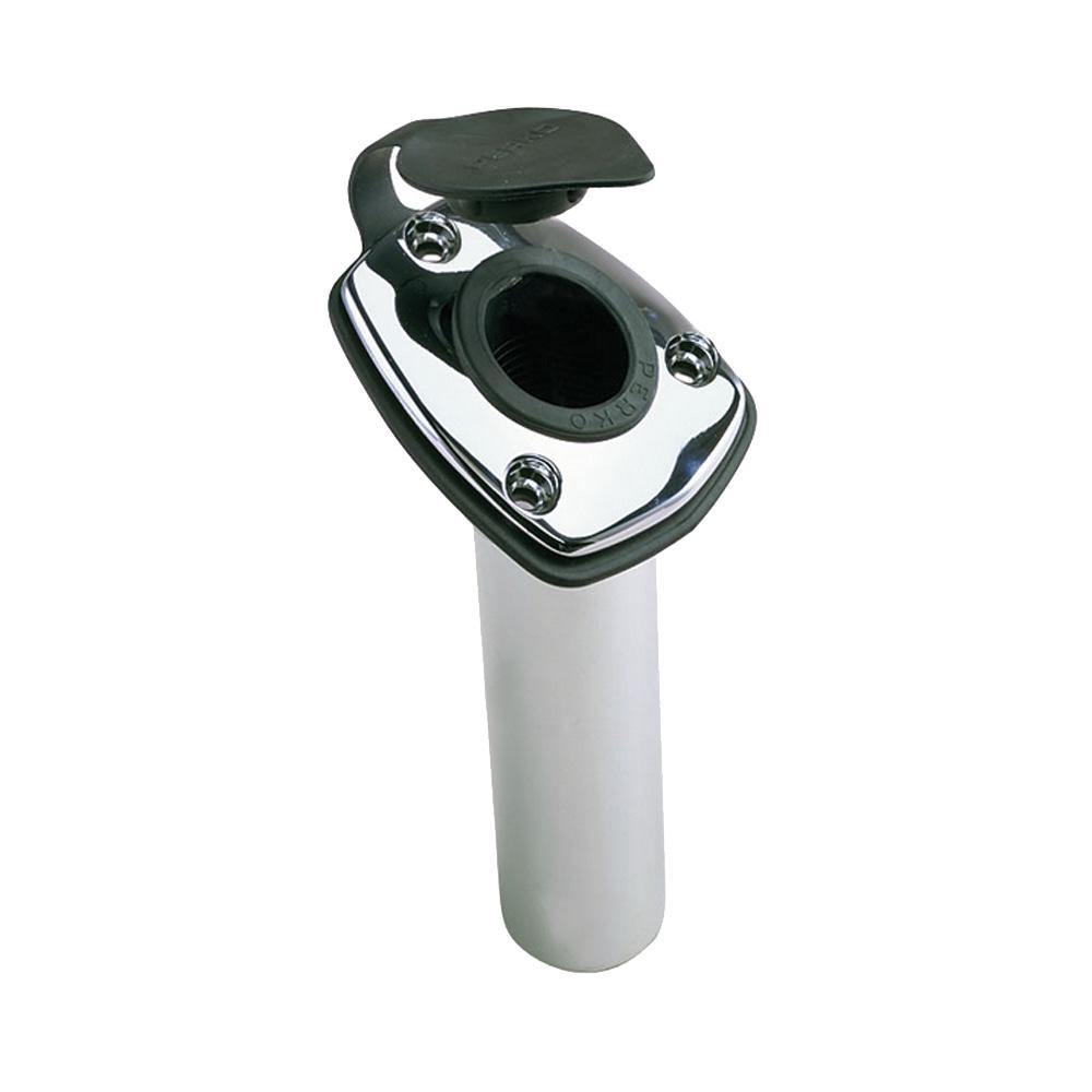 Perko Fishing Rod Holder - 65 Angled Flush Mount - Chrome Plated Zinc [1205DP0CHR] - shopbulluna.com