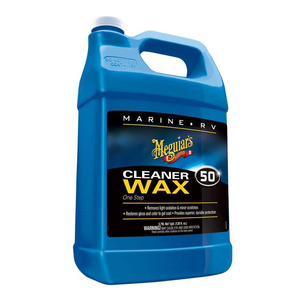 Meguiar's #50 Boat/RV Cleaner Wax - Liquid 1 Gallon [M5001] - shopbulluna.com