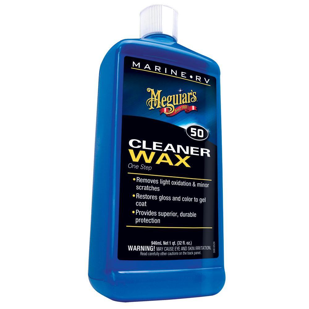 Meguiar's #50 Boat/RV Cleaner Wax - Liquid 32oz [M5032] - shopbulluna.com