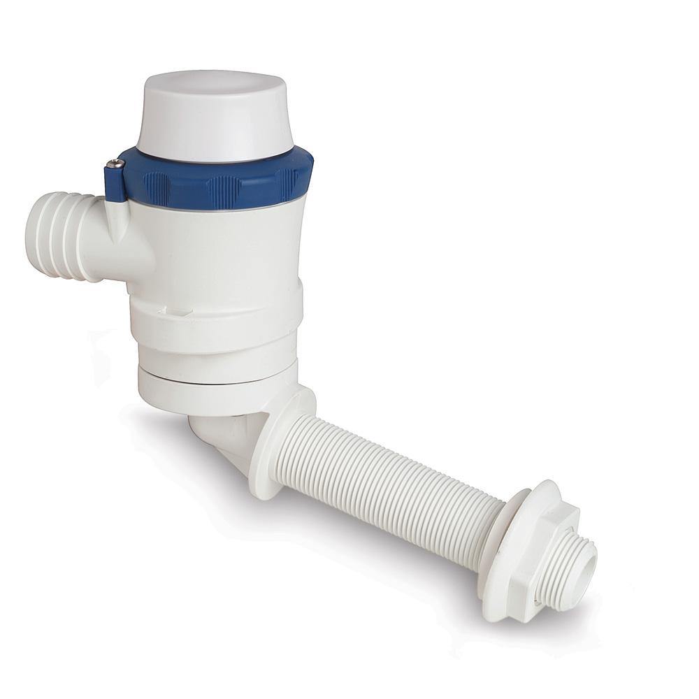 Shurflo by Pentair PIRANHA Angled Port Aerator 600 Livewell Pump - 12 VDC, 600 GPH [357-014-10] - shopbulluna.com