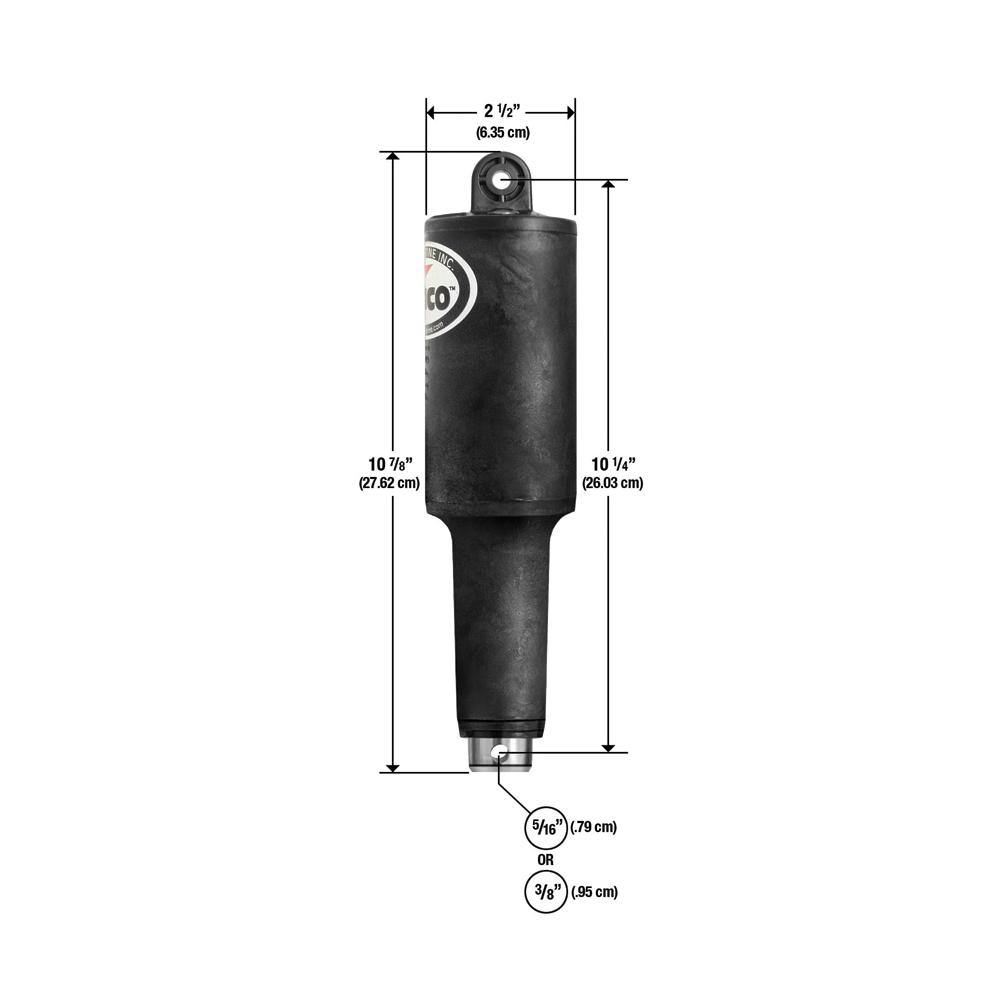 Lenco 101XDS Short Extreme Duty Actuator - 12V - 2-1/4" Stroke w/5/16" Hardware [15057-001] - shopbulluna.com