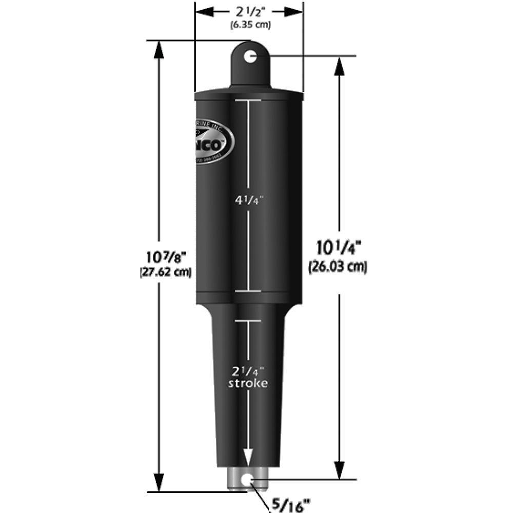 Lenco 12V 1-1/4" Stroke 5 Lobe Actuator - 5/16" - 3/8" [15122-001] - shopbulluna.com