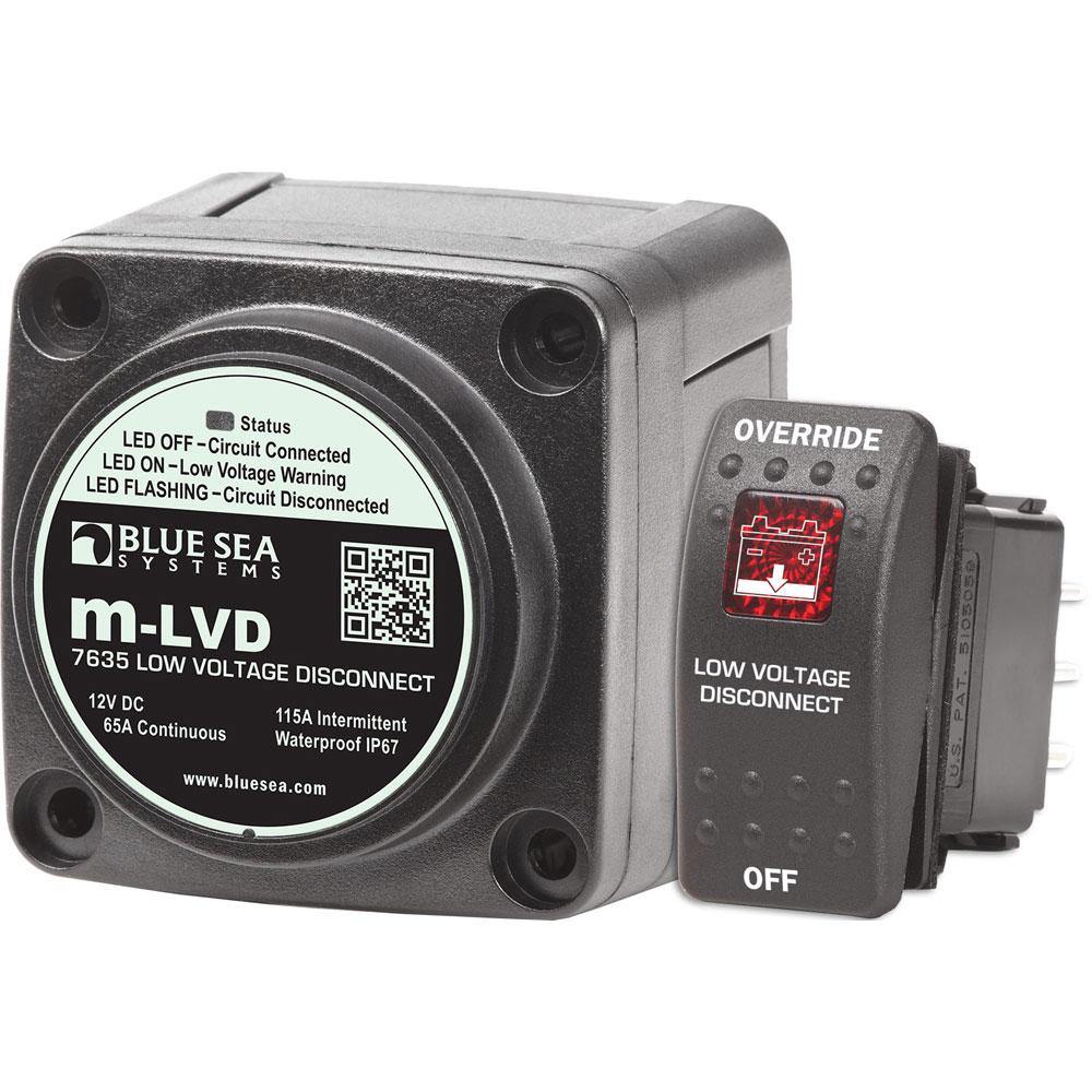 Blue Sea 7635 m-LVD Low Voltage Disconnect [7635] - shopbulluna.com