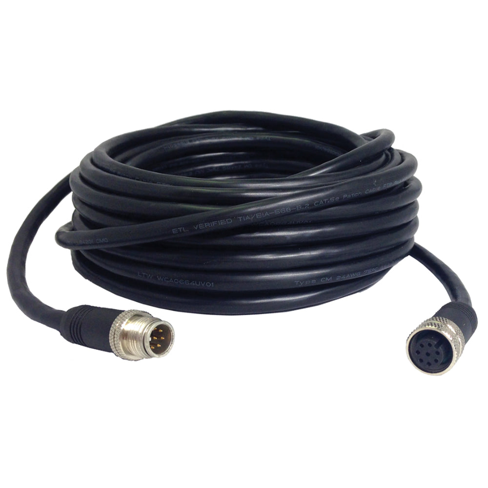 Humminbird AS ECX 30E Ethernet Cable Extender - 8-Pin - 30' [760025-1] - shopbulluna.com