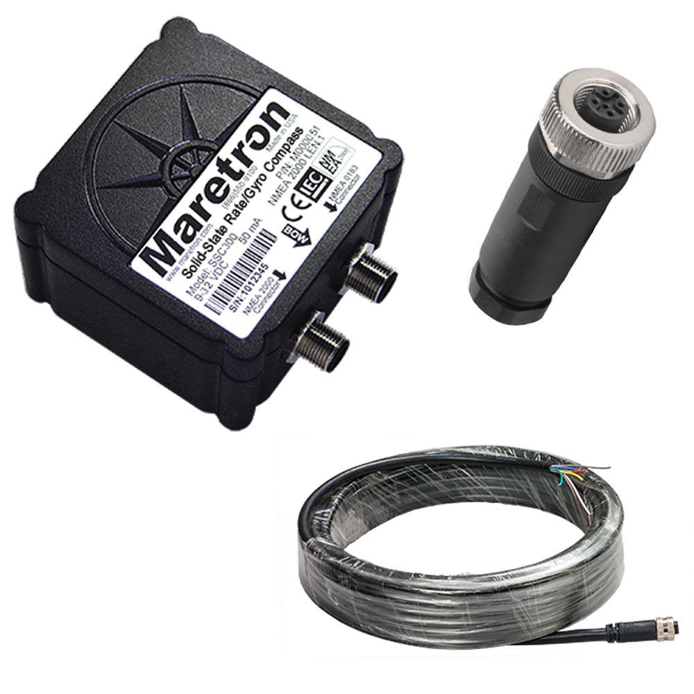 Maretron Solid-State Rate/Gyro Compass w/10m Cable & Connector [SSC300-01-KIT] - shopbulluna.com