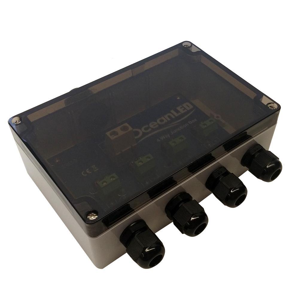 OceanLED Standard 4-Way Junction Box [019901] - shopbulluna.com