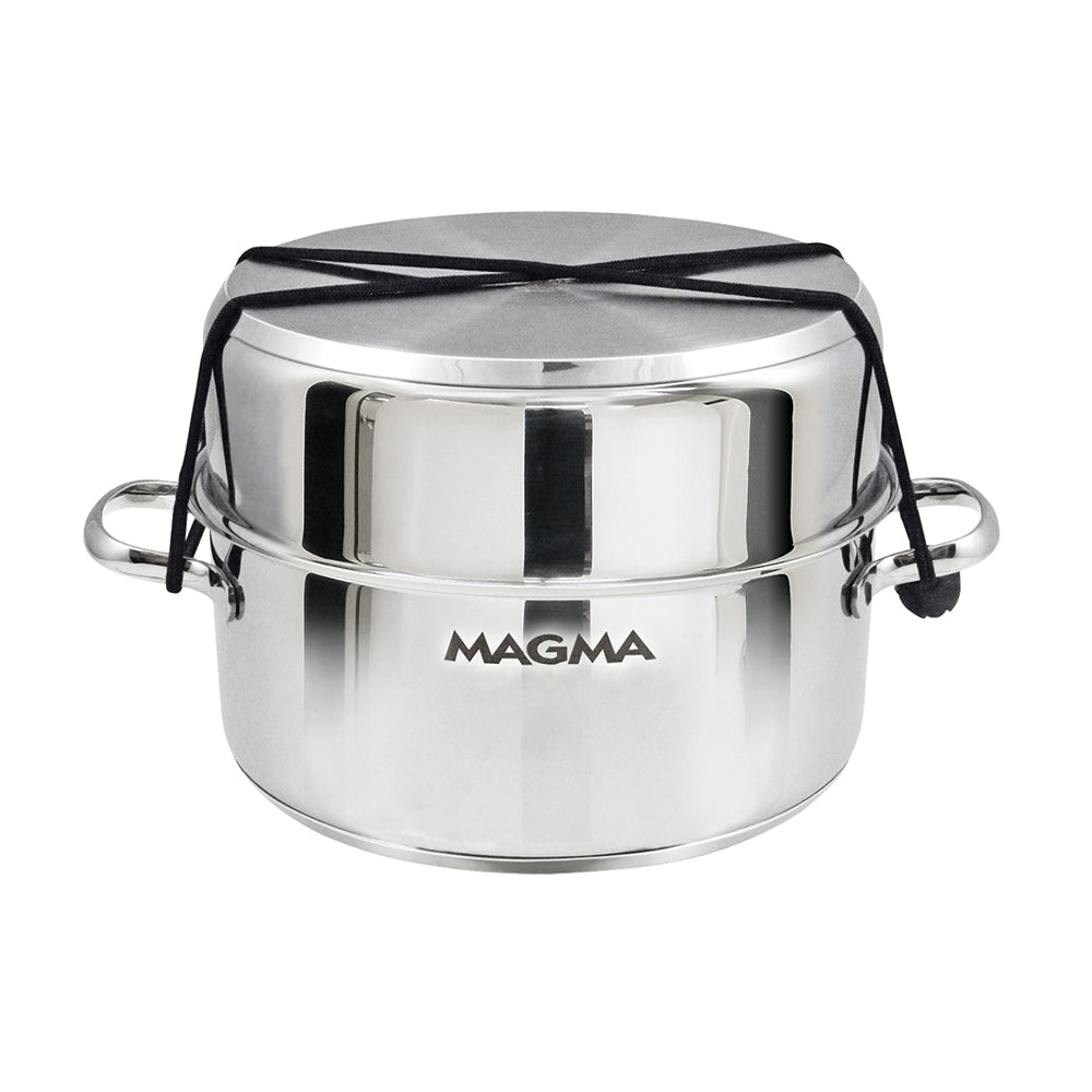 Magma 10 Piece Induction Non-Stick Cookware Set - Stainless Steel [A10-366-2-IND]