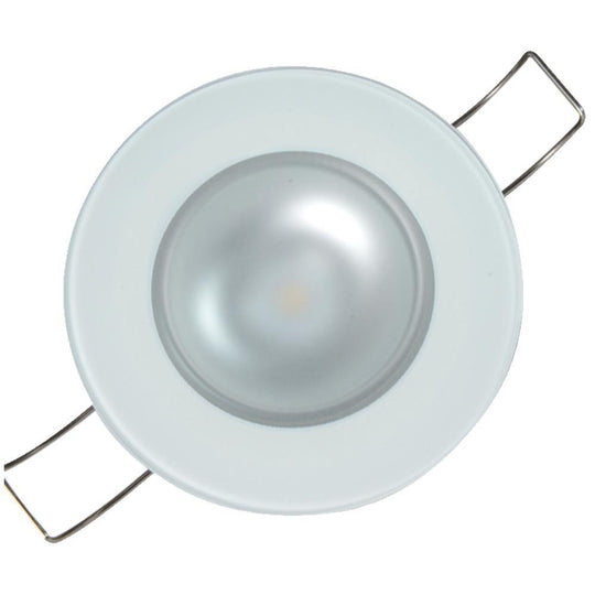 Lumitec Mirage Flush Mount Down Light Spectrum RGBW - Glass Bezel [113197] - shopbulluna.com