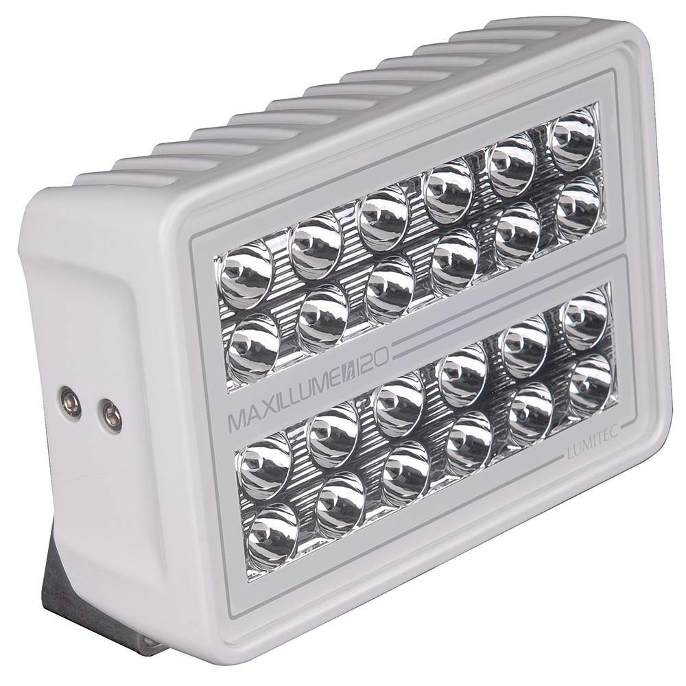 Lumitec Maxillume h120 - Trunnion Mount Flood Light - White Housing - White Dimming [101346] - shopbulluna.com