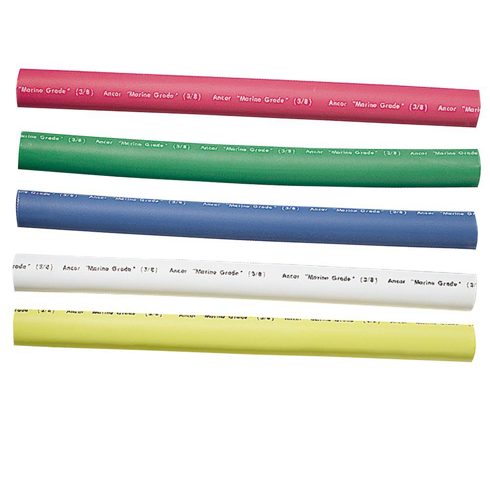 Ancor Adhesive Lined Heat Shrink Tubing - 5-Pack, 6", 12 to 8 AWG, Assorted Colors [304506] - shopbulluna.com