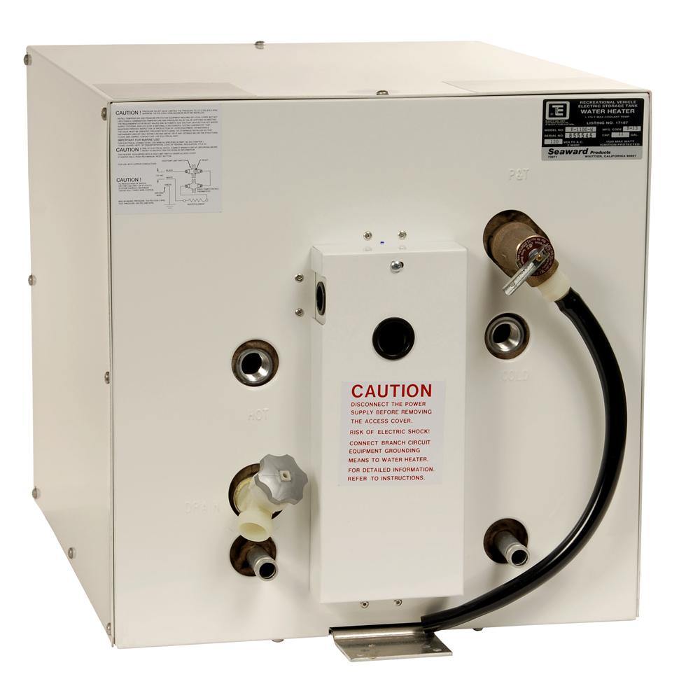 Whale Seaward 11 Gallon Hot Water Heater w/Front Heat Exchanger - White Epoxy - 120V - 1500W [F1100W] - shopbulluna.com