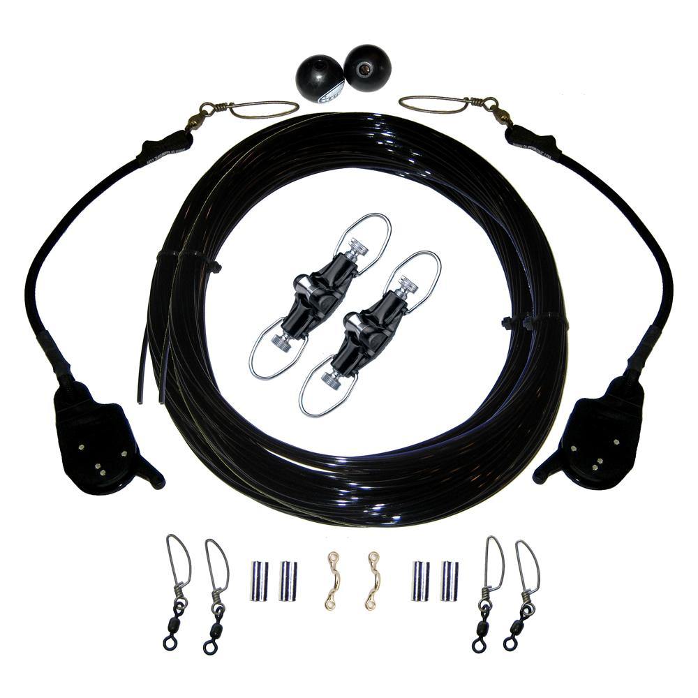 Rupp Single Rigging Kit W/Lok-Ups & Nok-Outs - 160' Black Mono [CA-0172-MO] - shopbulluna.com