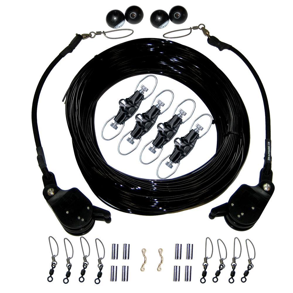 Rupp Double Rigging Kit w/Lok-Ups & Nok-Outs - 260' Black Mono [CA-0175-MO] - shopbulluna.com