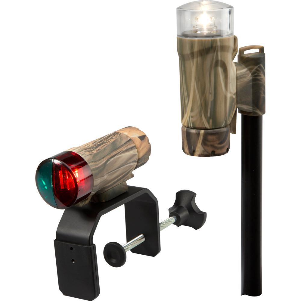 Attwood Clamp-On Portable LED Light Kit - RealTree Max-4 Camo [14191-7] - shopbulluna.com