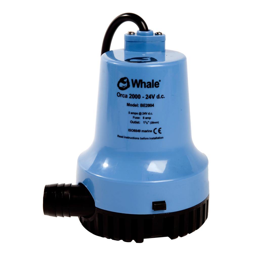 Whale Orca 2000 GPH Submersible Bilge Pump 12V [BE2002] - shopbulluna.com