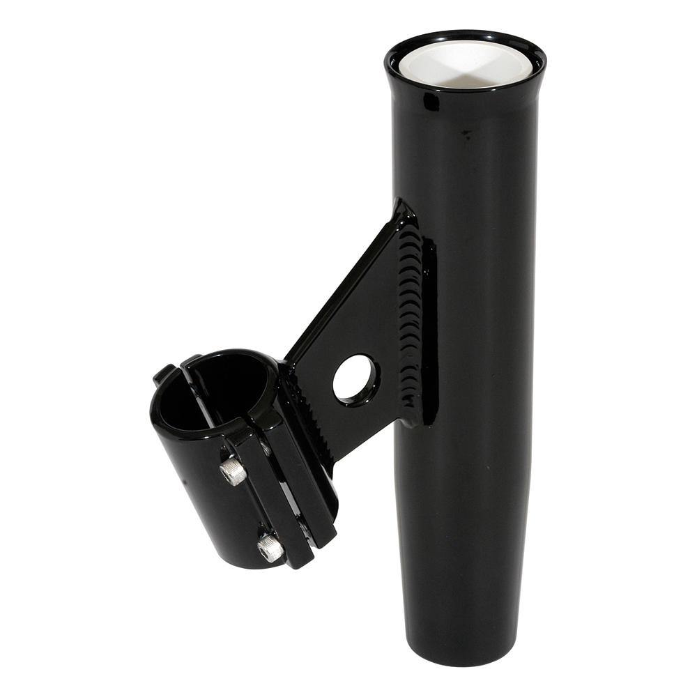 Lee's Clamp-On Rod Holder - Black Aluminum - Vertical Mount - Fits 1.050 O.D. Pipe [RA5001BK] - shopbulluna.com