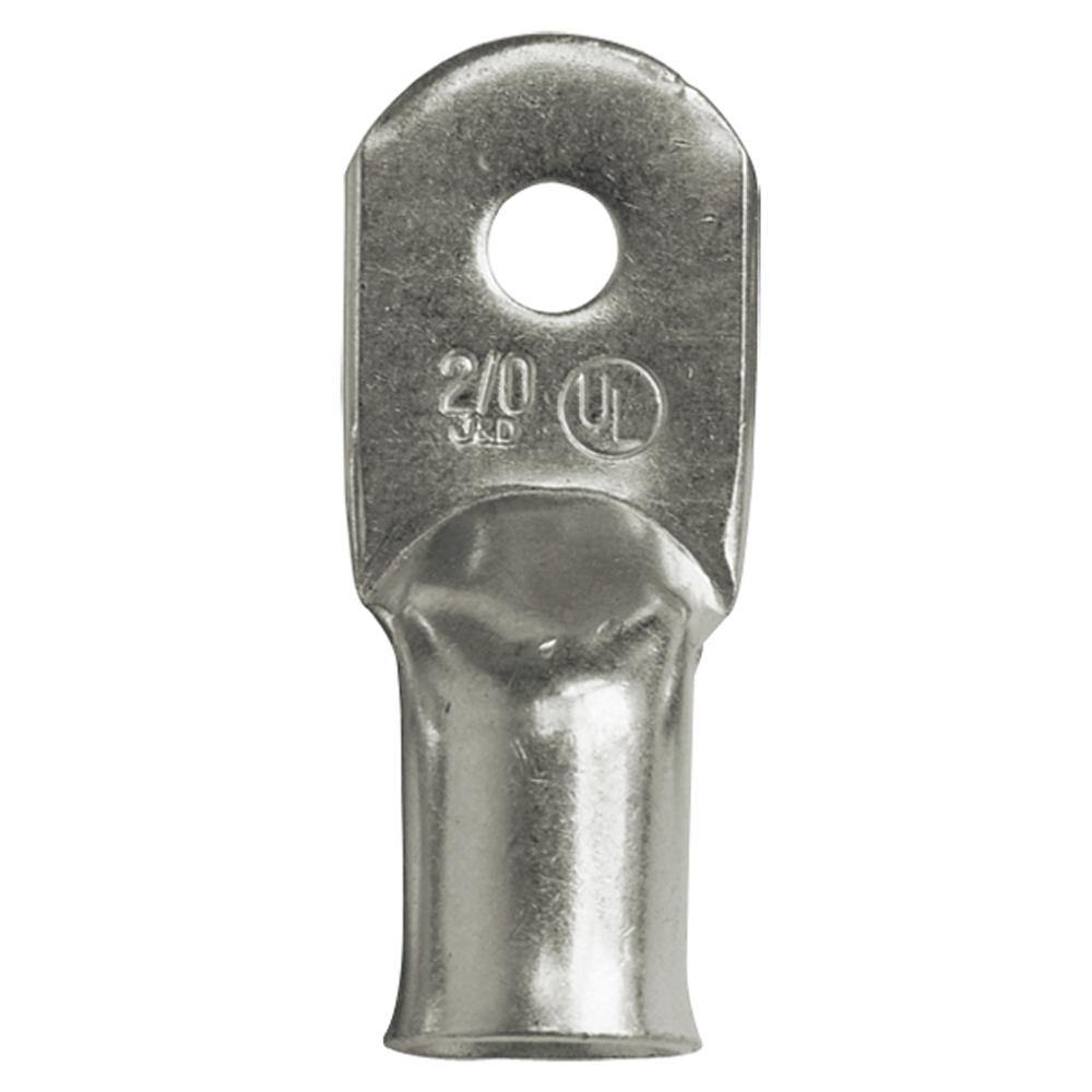 Ancor Heavy Duty 2 AWG 1/4" Tinned Lug - 25-Pack [242264] - shopbulluna.com