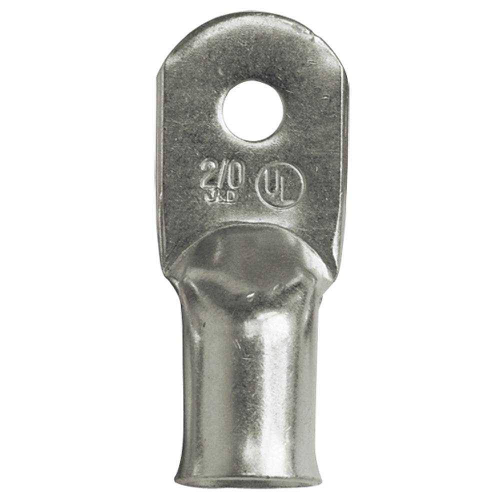 Ancor Heavy Duty 2/0 AWG 1/4" Tinned Lug - 25-Pack [242294] - shopbulluna.com