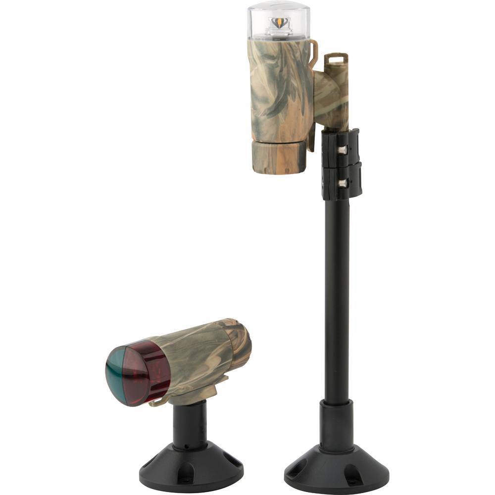 Attwood PaddleSport Portable Navigation Light Kit - Screw Down or Adhesive Pad - RealTree Max-4 Camo [14193-7] - shopbulluna.com